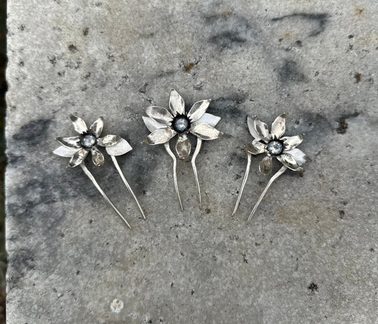 Flower Hair Pins