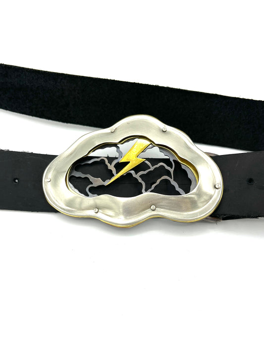 Storm Cloud Belt Buckle