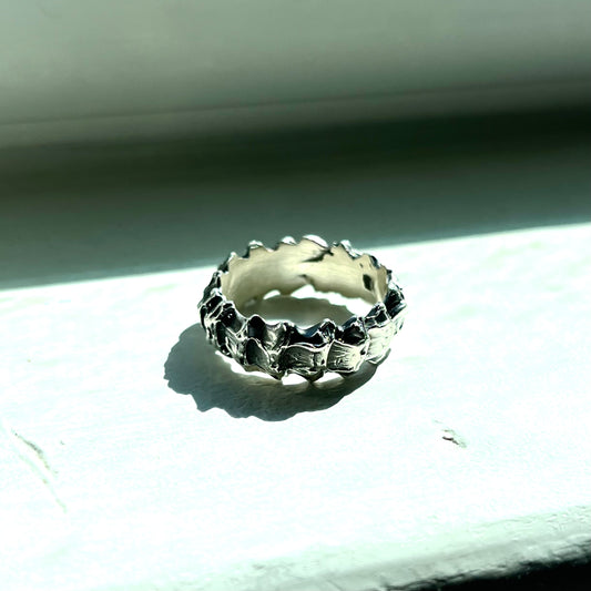 Silver Scale Ring