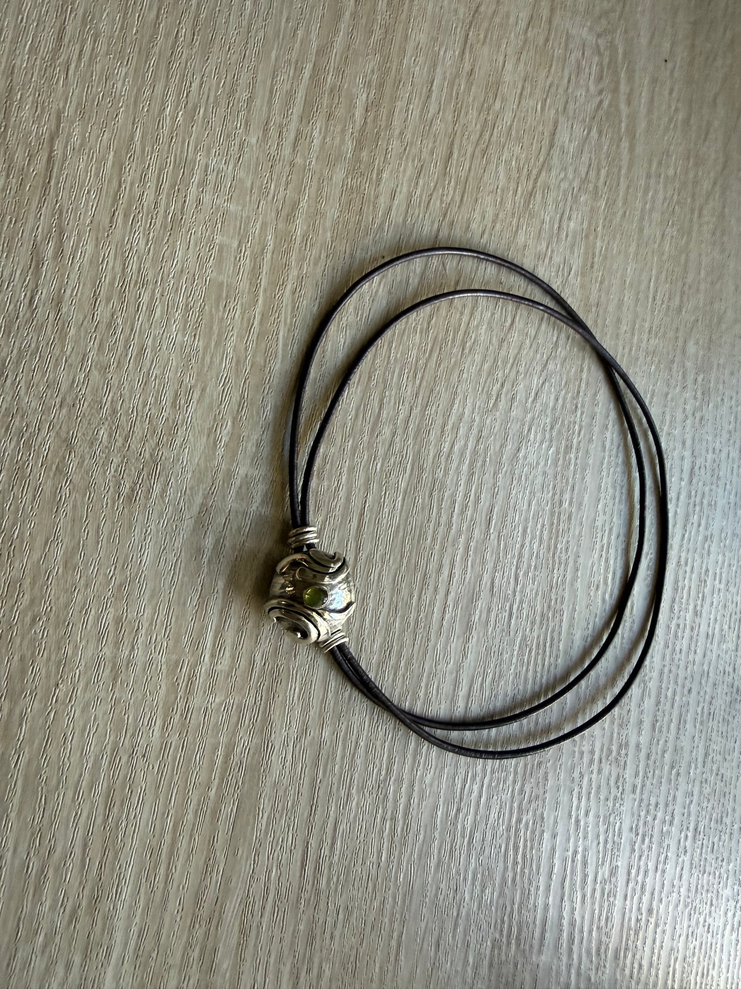 Button Pendant Necklace