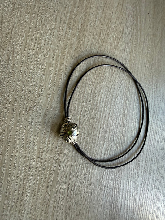 Button Pendant Necklace