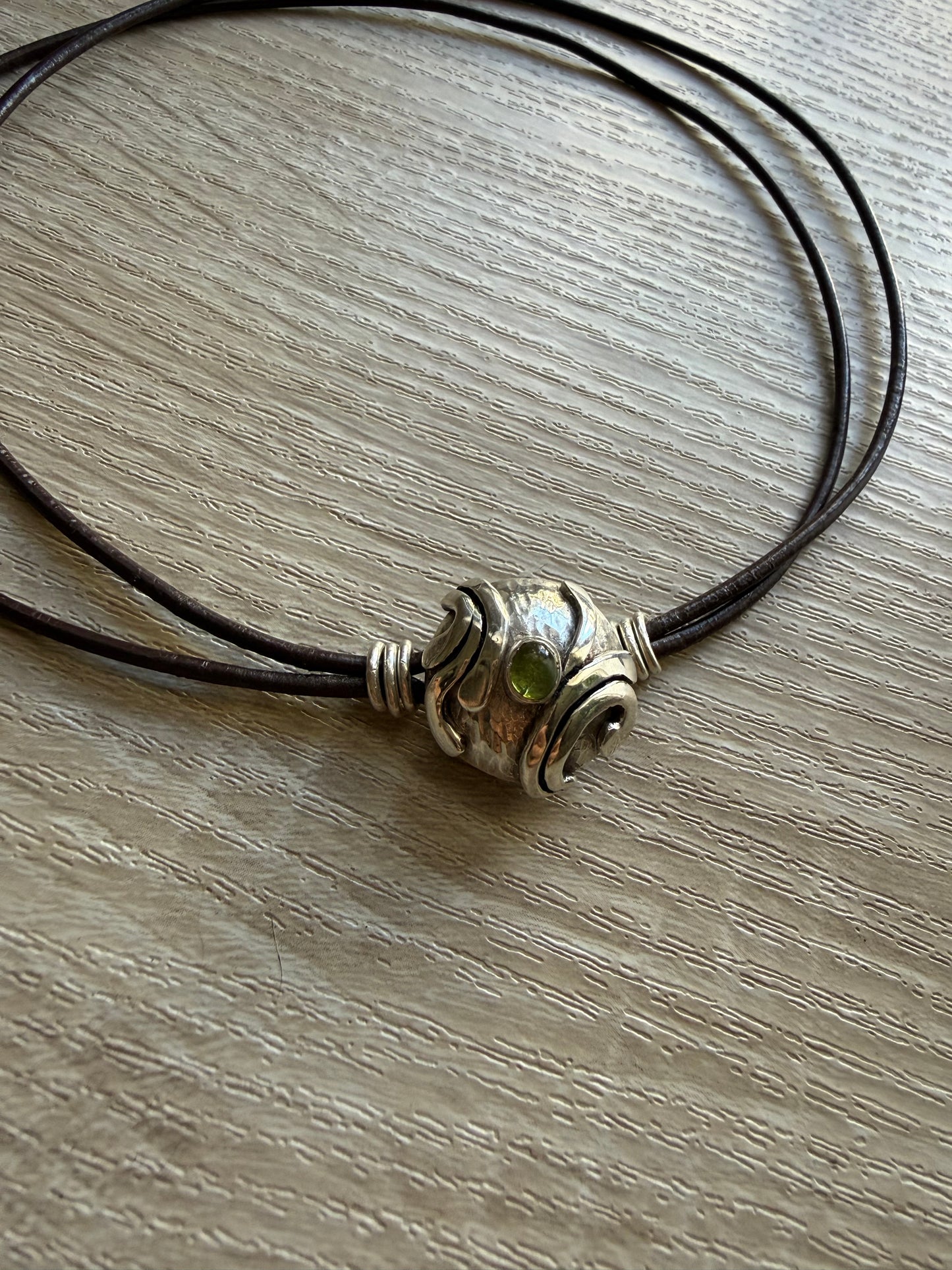 Button Pendant Necklace