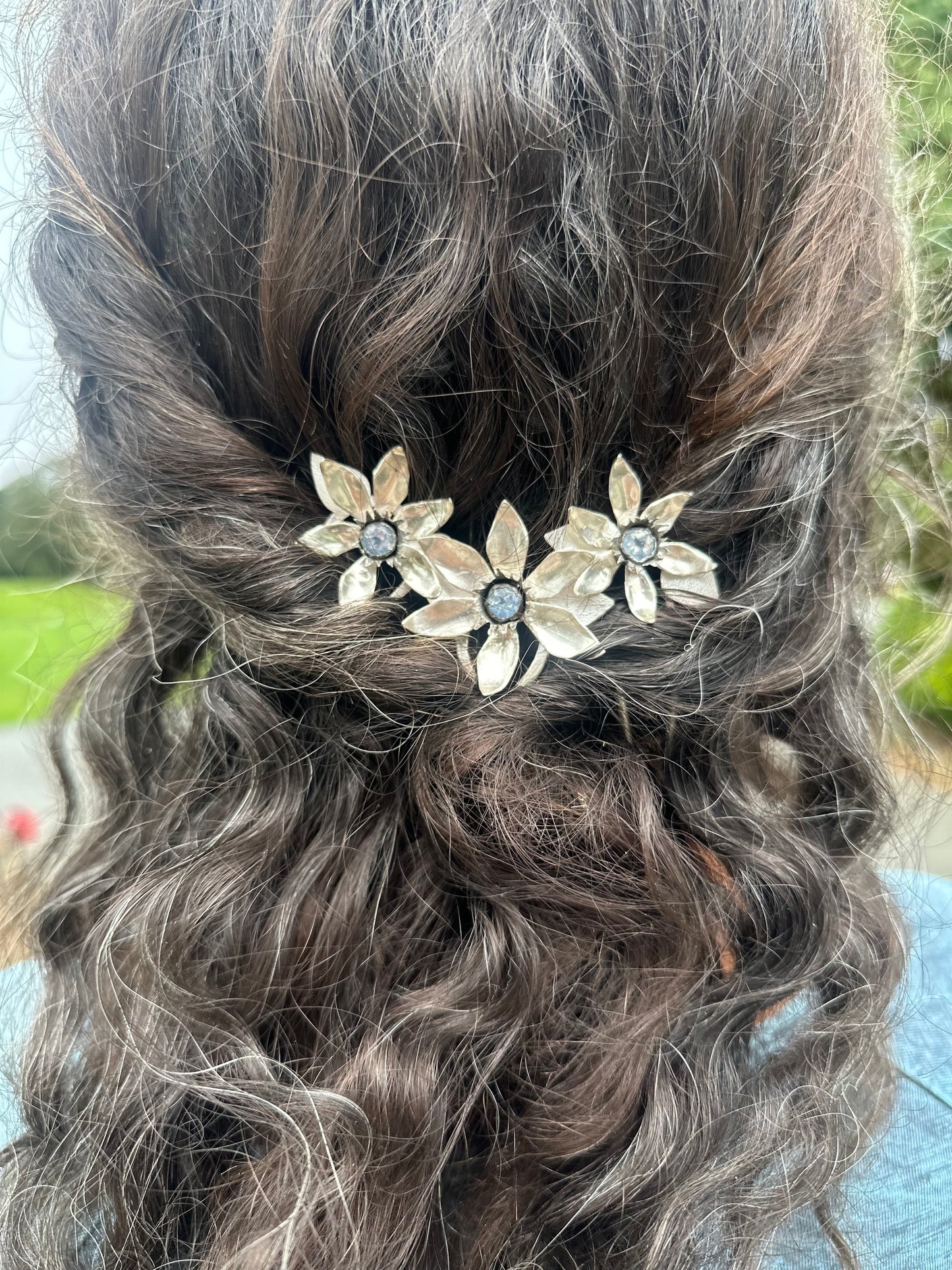 Flower Hair Pins