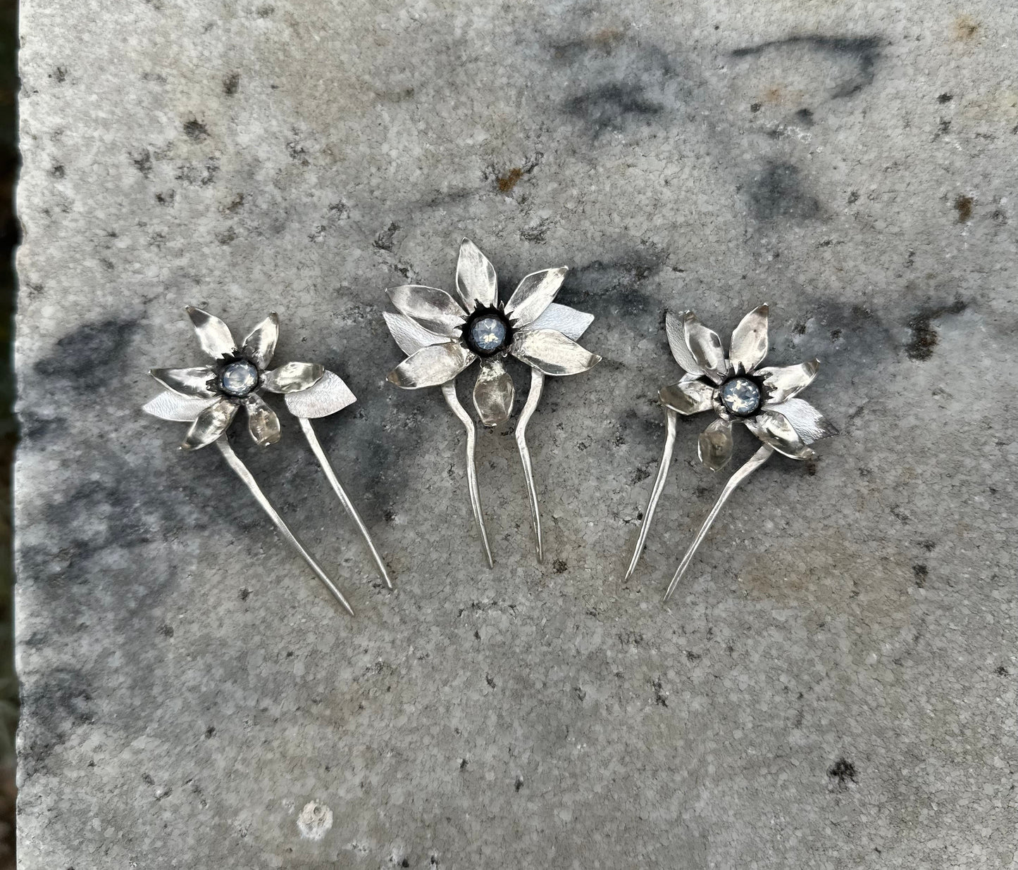 Flower Hair Pins
