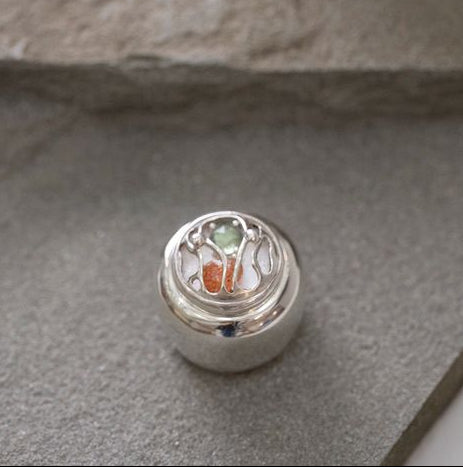 Tiny Sunstone Trinket Container